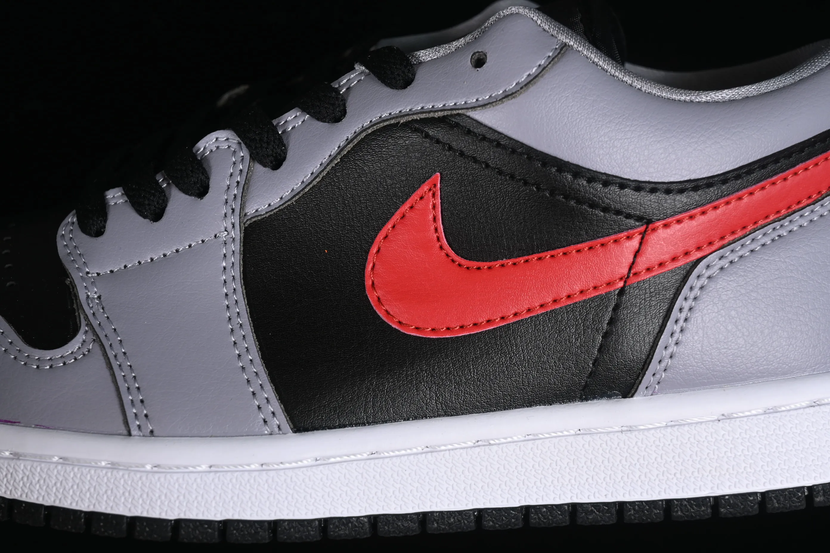 All categories Air Jordan Jordan series basketball shoes Air Jordan 1 Low Z version Air Jordan 1 Low AJ1 Joe 1 gray black red hook low-top cultural basketball shoes FZ4183-002